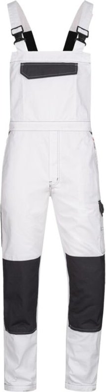 Feldtmann Craftland Twill Latzhose hotton 22476 Gr. 46 weiß/grau