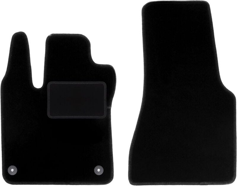 Schwarze Veloursmatten für: Smart Fortwo III Fließheck (2014-2020)