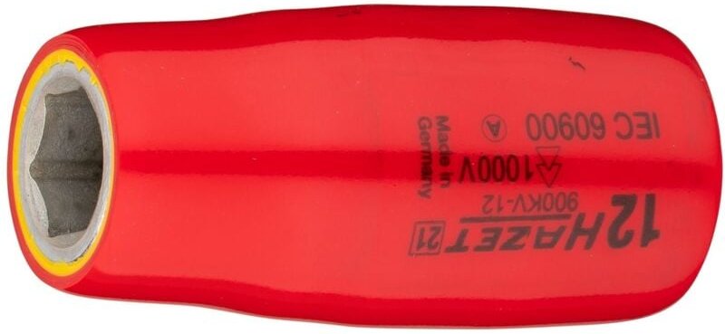 Steckschlüsseleinsatz, Sechskant, schutzisoliert, Vierkant hohl 12,5 mm (1/2), Außen-Sechskant-Tractionsprofil, 12 mm - ...