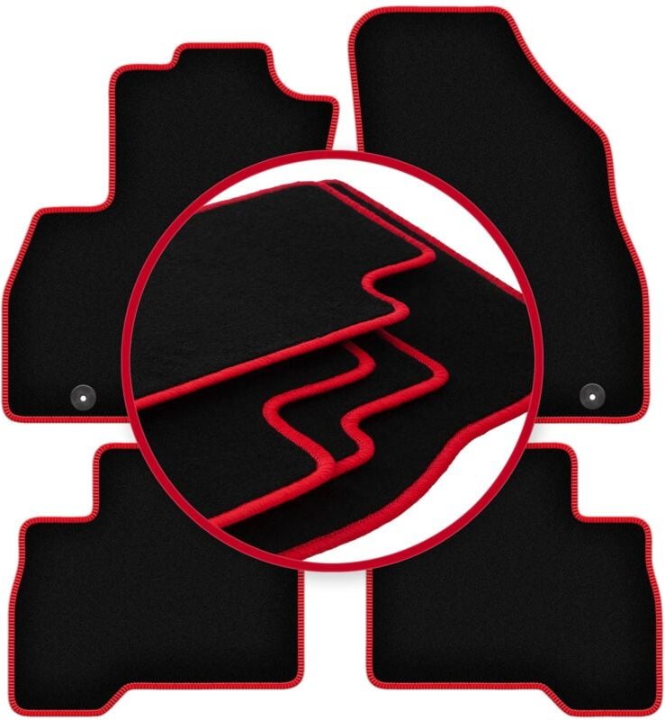 CARLUX-RED Automatten für: Citroen Nemo Kombivan (2007-2017)