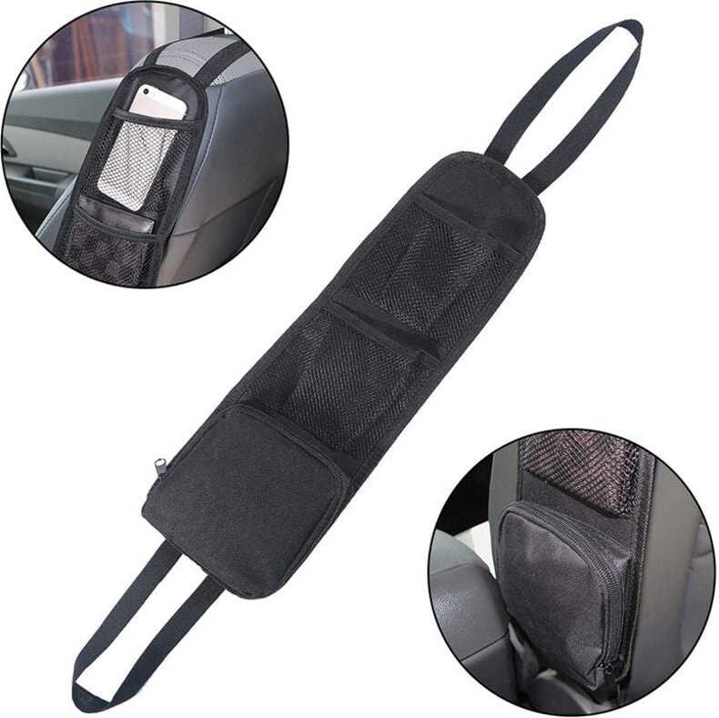 Sitz-Organizer, Aufbewahrungstasche, Handyhalterung, Netztasche für alle Beifahrersitze (PKW, LKW)