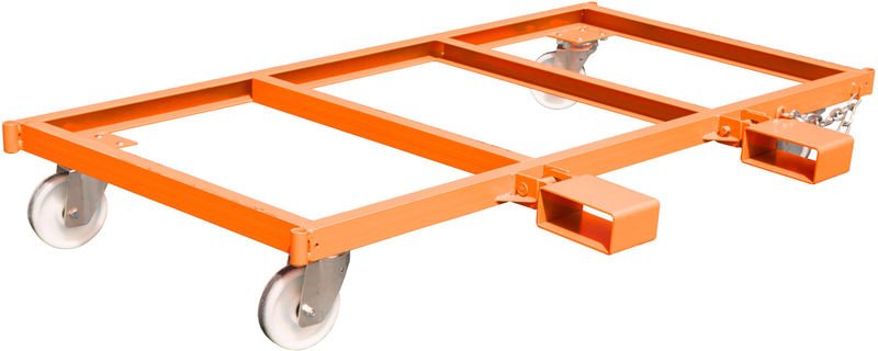 Bauer Langgutseitenwagen LSW 1,3, lackiert, Gelborange