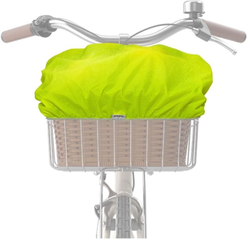 1x Fahrradkorb Regenschutz Gelb Korb-Abdeckung Überzug wasserabweisend