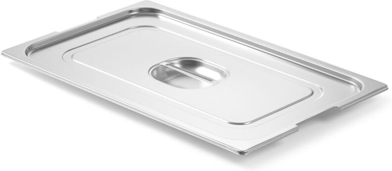 Deckel für GN Profi Line Behälter mit Aussparung für Griffe GN1/1 530x325mm Edelstahl - Hendi 804209