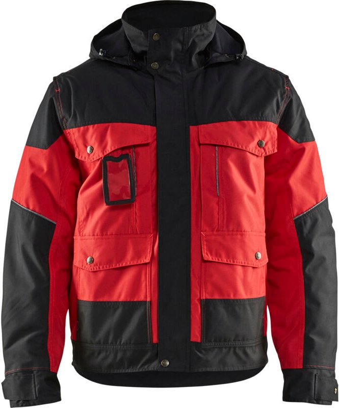 Arbeitsjacke Winter 4886 - Rot/Schwarz XL