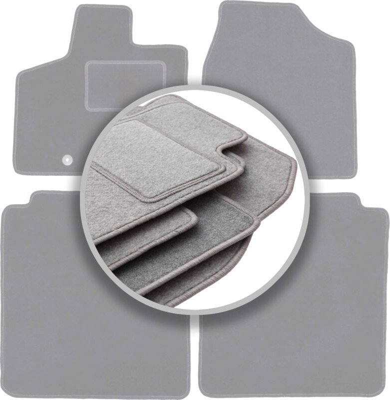 Graue Automatten für: Chrysler Town&County IV Minivan (2008-2016)