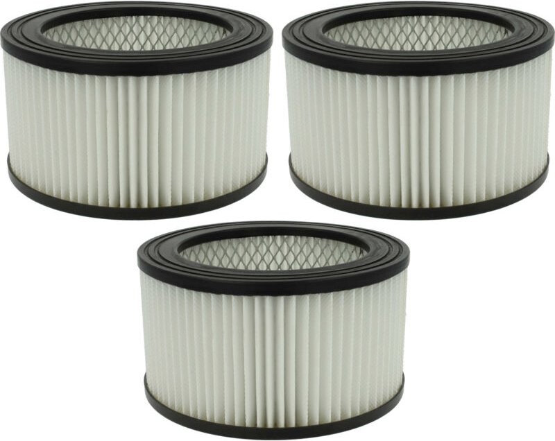 Filterset 3x Staubsaugerfilter kompatibel mit Westfalia AS15L Nr. 88 85 44 Aschesauger - hepa Filter Allergiefilter - Vh...