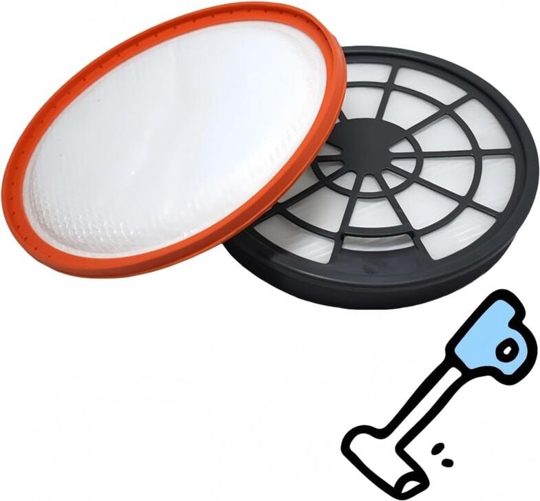 Ersatzfilter für Vax Typ 95, Ersatzfilter, wiederverwendbar und waschbar, Set R-eplacement Hepa F-ilter für Vax f-or C88...