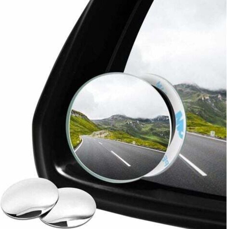 Thumbnail - Lablanc - 2er-Pack Toter-Winkel-Spiegel fürs Auto, 360° drehbar, konvexer Rückspiegel, wasserdicht, für Universalautos
