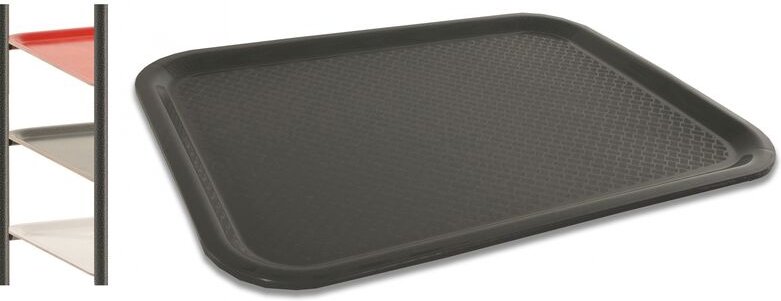 Kongamek 3er-Pack Tablett 600x450x20mm in Anthrazit grau als Zubehör