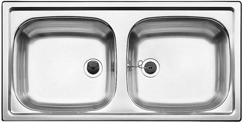 Top ez - Spüle, 860x435, Edelstahl 500372 - Blanco