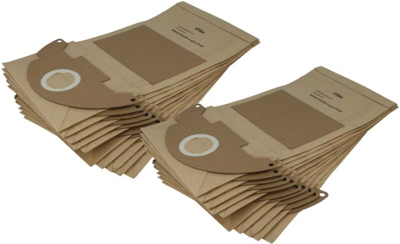 20x Staubsaugerbeutel kompatibel mit Kärcher Mighty Vac 2000+, NT181, Puzzi 90, se 5.100, se 6.100, SE2001, SE3001, WD25...