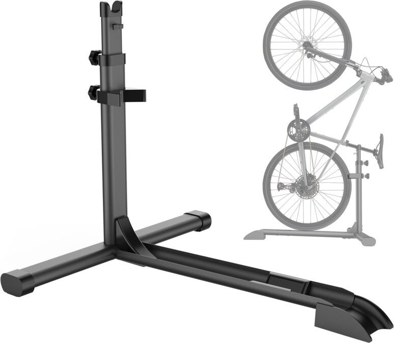 Wiltec - universal Fahrradständer 68,8 x 56 x 49,3-81,1 cm, Fahrradhalter freistehend aus Stahl, höhenverstellbarer Fahr...