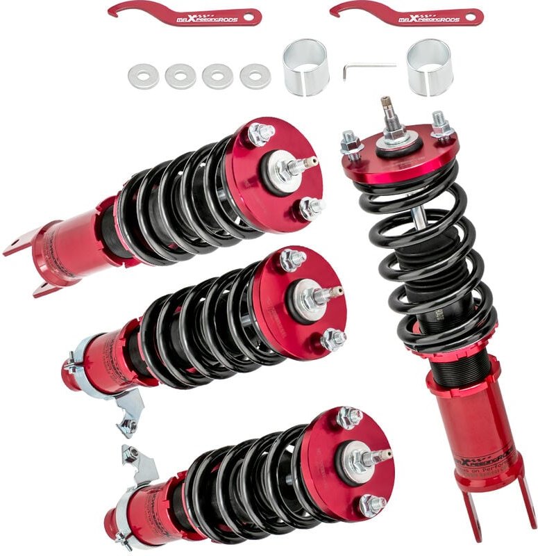 Maxpeedingrods - Gewindefahrwerk Für Honda Civic EK2 EK3 EK4 EM1 1995-2000 Dämpfung einstellbar