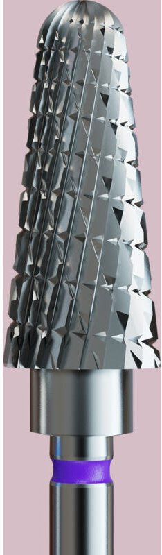 5-in-1 Hartmetallfräser für Hybrid und Gel - zarter Kegel