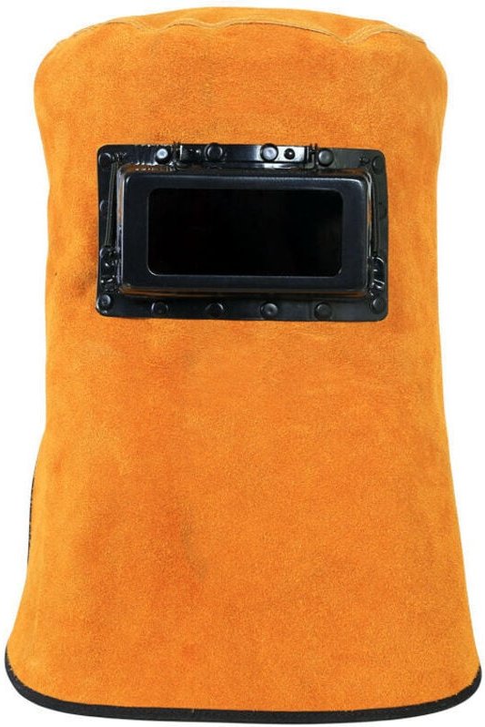 Schweißerhaube aus Rindsleder – Sonnenschutz und automatisch abdunkelnde Maske