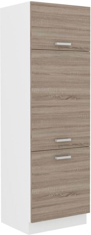 Küchen Preisbombe - Küchen Gerätehochschrank 60 cm für das Modell "Dave 240 Eiche Sonoma Trüffel"