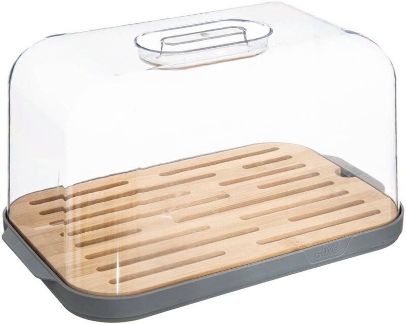 5five Simply Smart - Brotkasten fresh eat grau 29cm - 5five