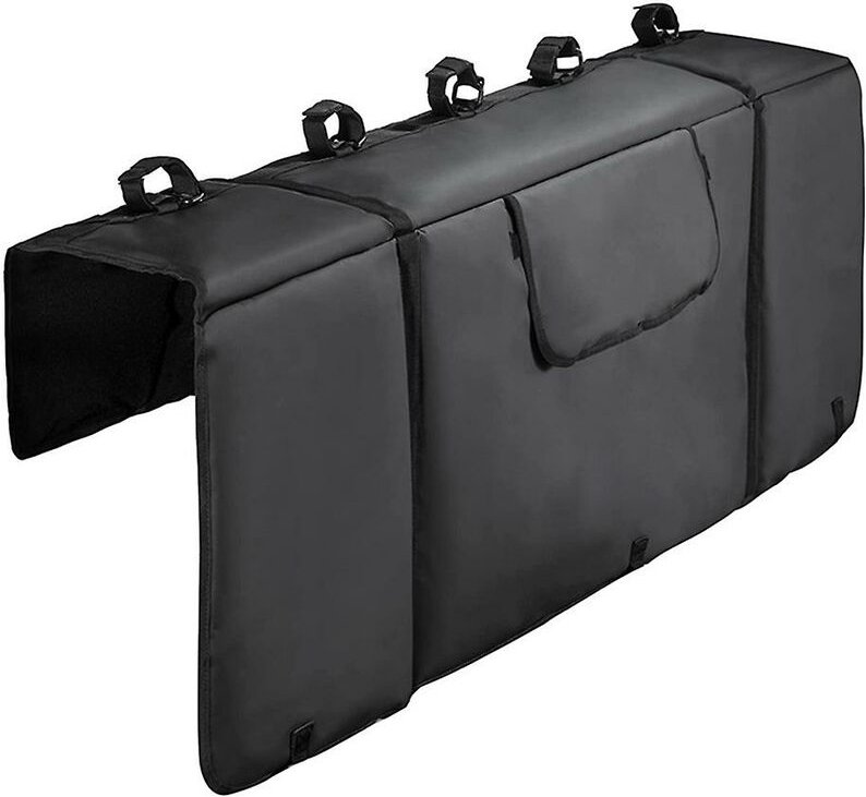 Pad für Mountainbike mit Fahrradbefestigungsgurten. Truck Protection Pad trägt bis zu 5 Fahrräder