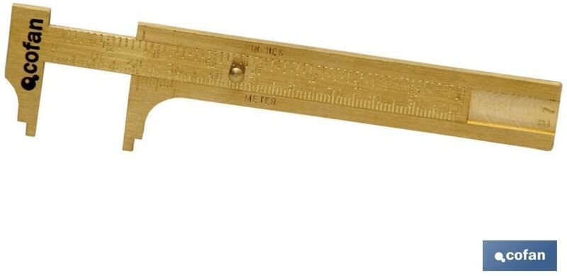 Messingmessschieber 0-100 mm