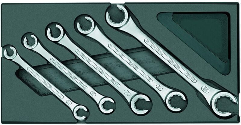 1731157 1500 ES-400 Doppel-Ringschlüssel-Satz 5teilig Schlüsselweite (Metrisch) 8 - 19 mm - Gedore