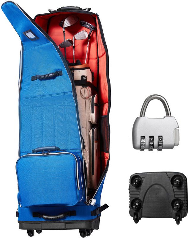 Mophorn - Golf-Reisetasche, weiche Golfhülle aus 1200D Oxford, wasserdicht und verschleißfest, gepolstert, mit Rollen, f...