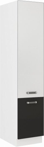 Küchen Preisbombe - Küchen Vorratsschrank 40 cm für das Modell "Omega 240 Schwarz + Weiss"