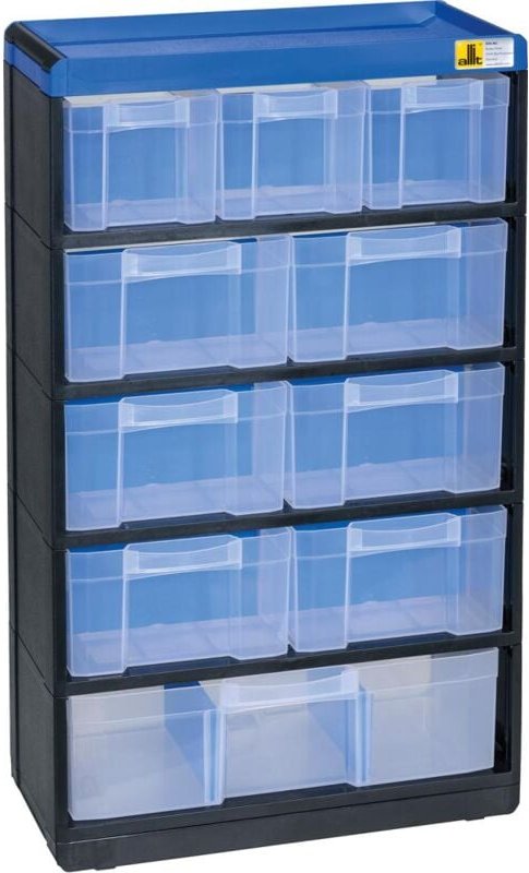 FP - Allit 464640 Kleinteilmagazin VarioPlus Pro 53/21 (b x h x t) 300 x 525 x 135 mm Schwarz, Blau 1 s