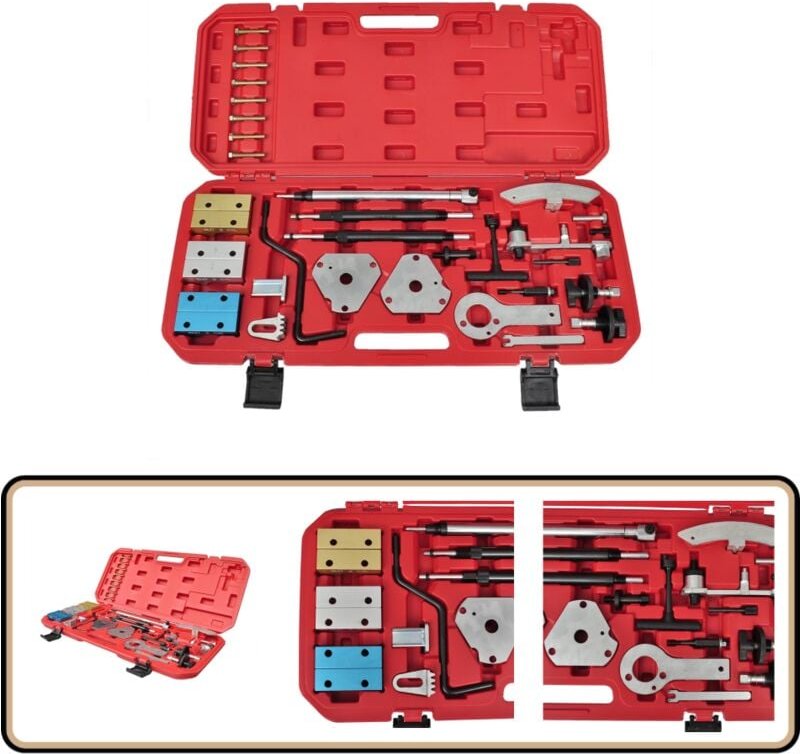 Motoreinstellwerkzeug-set geeignet für fiat - Werkzeugset - Autowerkzeug - Reparaturwerkzeug - Nockenwellensatz - Kurbel...