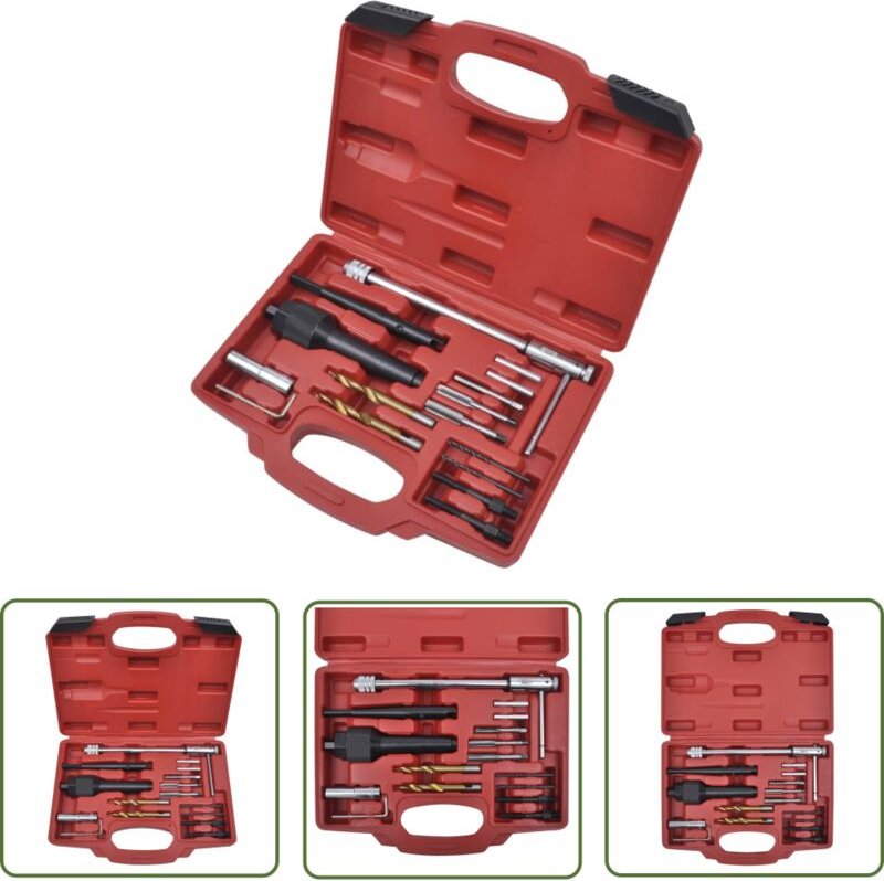 16-teiliges Glühkerzen-Ausbauwerkzeug - Glühkerzen Ausbau Set - Glühkerzen Entfernen - Motorreparatur - Werkstatt Tools ...