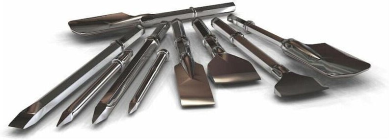 P&v Flachmeissel 450 mm ee sechskant 22 x 82 mm