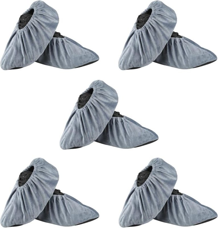 Paar Überschuhe, passend für Erwachsene Größen 37 bis 43, grau