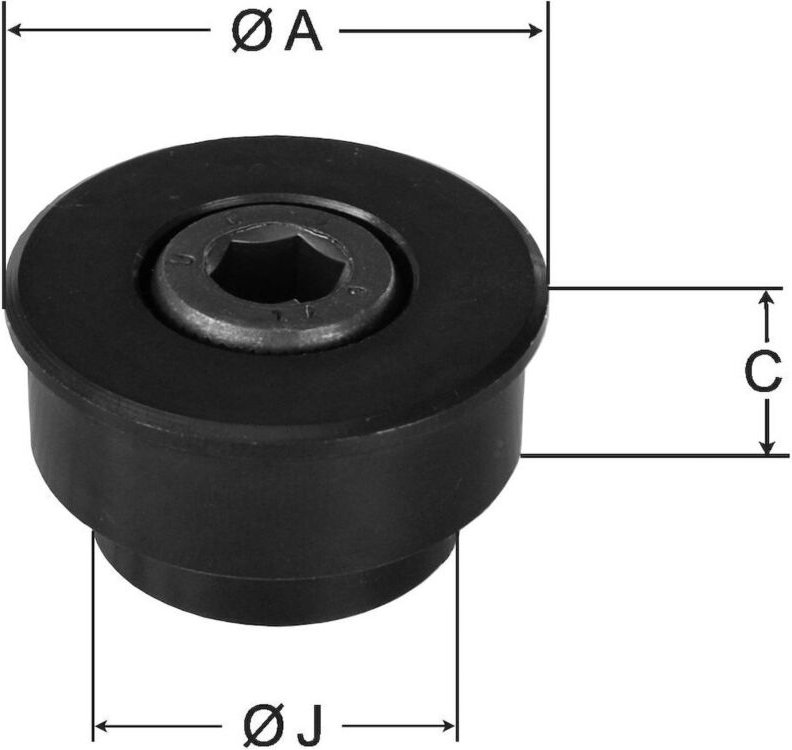Thumbnail - Röhm Spannrolle, Größe160/200, für Trägerbacken - 169391