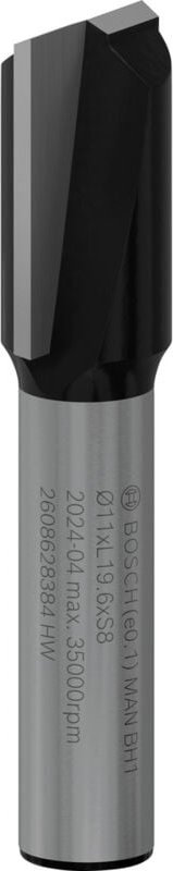 Bosch Accessories 2608628384 Nutfräser Hartmetall Länge 51 mm Produktabmessung, Ø 11 mm Schaftdur