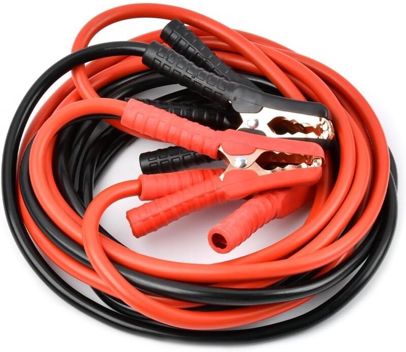 4 m Autobatterie-Überbrückungskabel, 2000 a, schnelle Starthilfe bei leeren oder schwachen Batterien, Notfall-Pannenhilf...