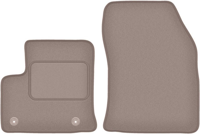 Beige Vordermatten für: Citroen e-C4 Fließheck (2021-)