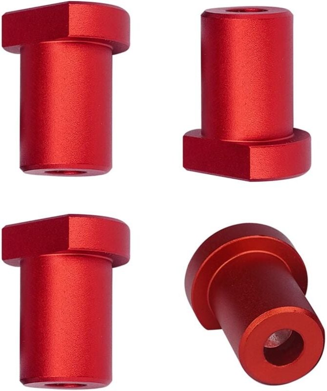 4 Stück Holzbearbeitungs-Tischklemme, Edelstahl-Anschläge für Holzbearbeitungstisch, Hundeloch-Zimmerei-Werkbänke, zum B...