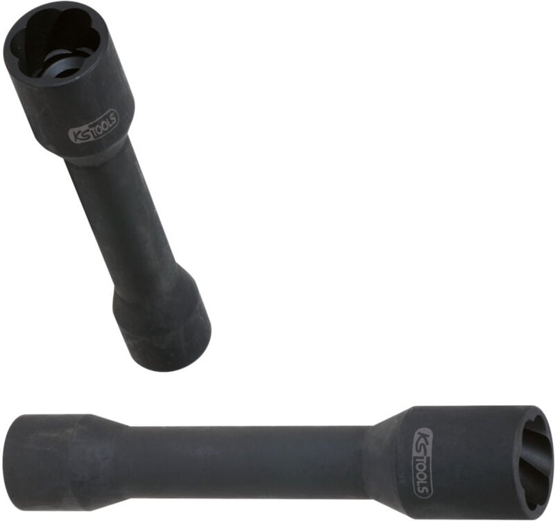 Extra-lange Stecknüsse für beschädigte Muttern und Schrauben 22 mm