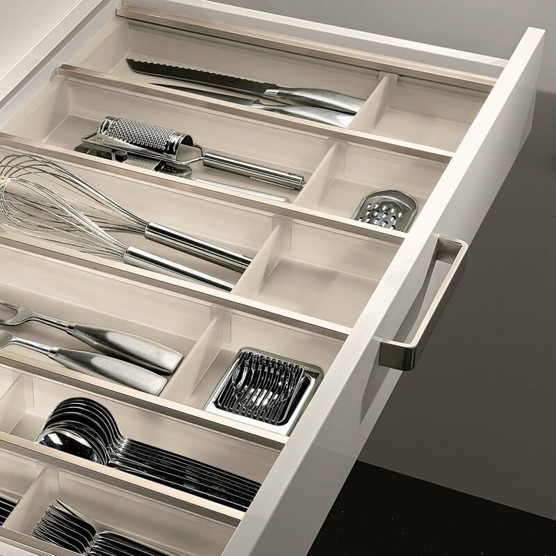 So-tech - Cuisio Besteckeinsatz Besteckkasten 1000 mm Transluzent-weiß