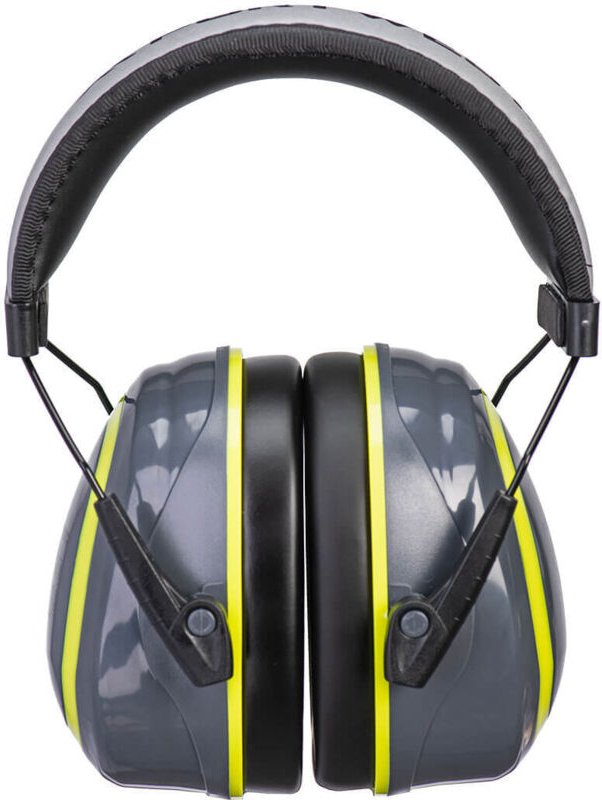 Gehörschutzkopfhörer Grau/Gelb