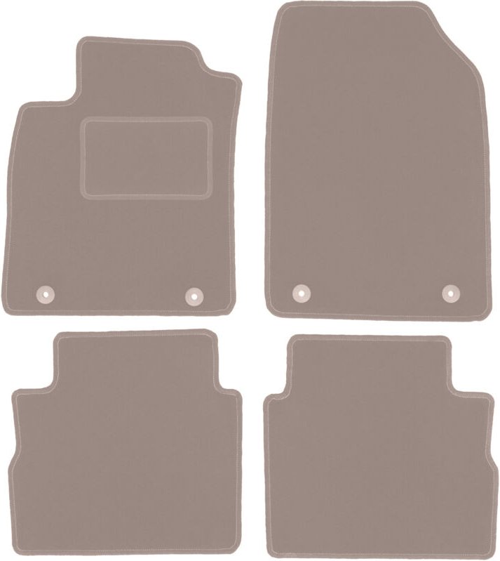 Beige Veloursmatten für: Opel Signum Kombi (2003-2008)