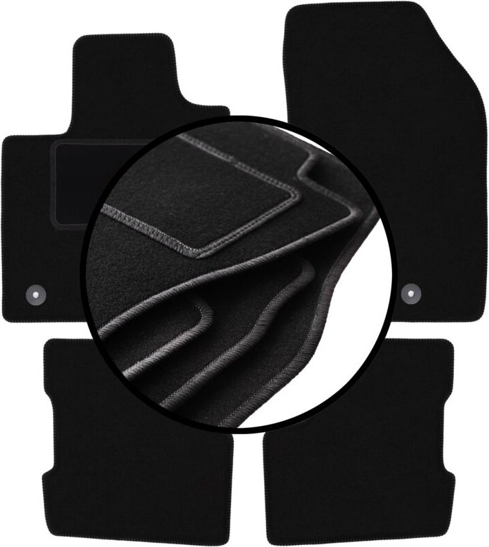 Komplettset Veloursmatten für: Fiat 500X II Crossover (2018-)