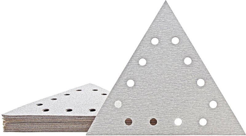 Shark Klett-Schleifscheiben, 290 x 250 mm, 12-Loch, f. Trockenbauschleifer, Normalkorund (25 Stk.) K80 - Miotools