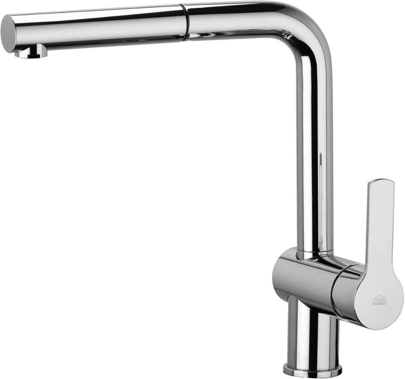 Paffoni West - Spültischarmatur mit ausziehbarer Geschirrbrause, chrom WS185CR