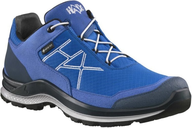 HAIX Schuh BLACK EAGLE GTX WS LOW, azur-silber, Gr. 7 (41)