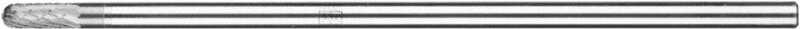 Hartmetall Frässtift Walzenrund wrc ø 06x16 mm Schaft-Ø 6x150mm Z3P universal mittel kreuzv. - Pferd