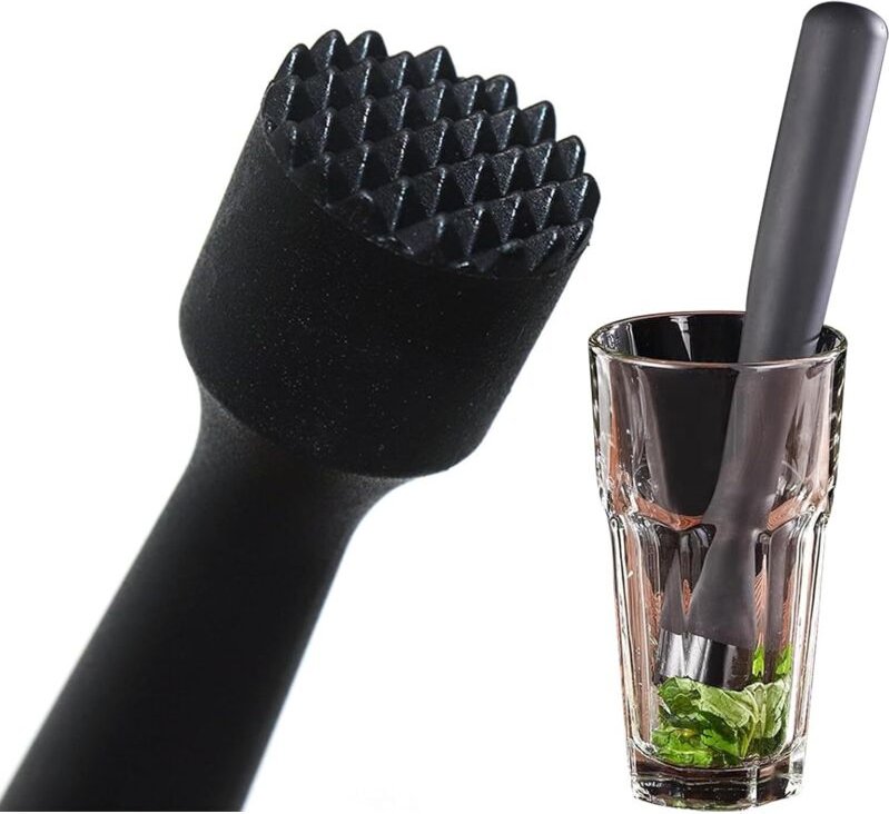 Eisstößel, Cocktailstößel, Cocktailstößel aus Kunststoff, Cocktails, Bar-Cocktailstößel, zum Zerkleinern von Eiswürfeln,...