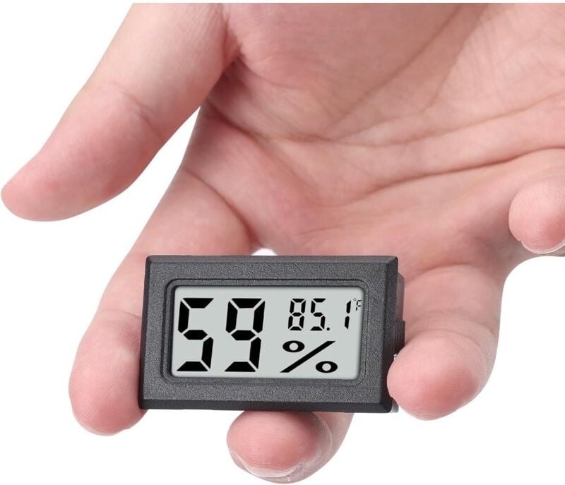 Thumbnail - Mini-Hygrometer, digitales Thermometer, Innen-Feuchtigkeitsmessgerät, Monitor mit Temperatursensor, Fahrenheit (℉)