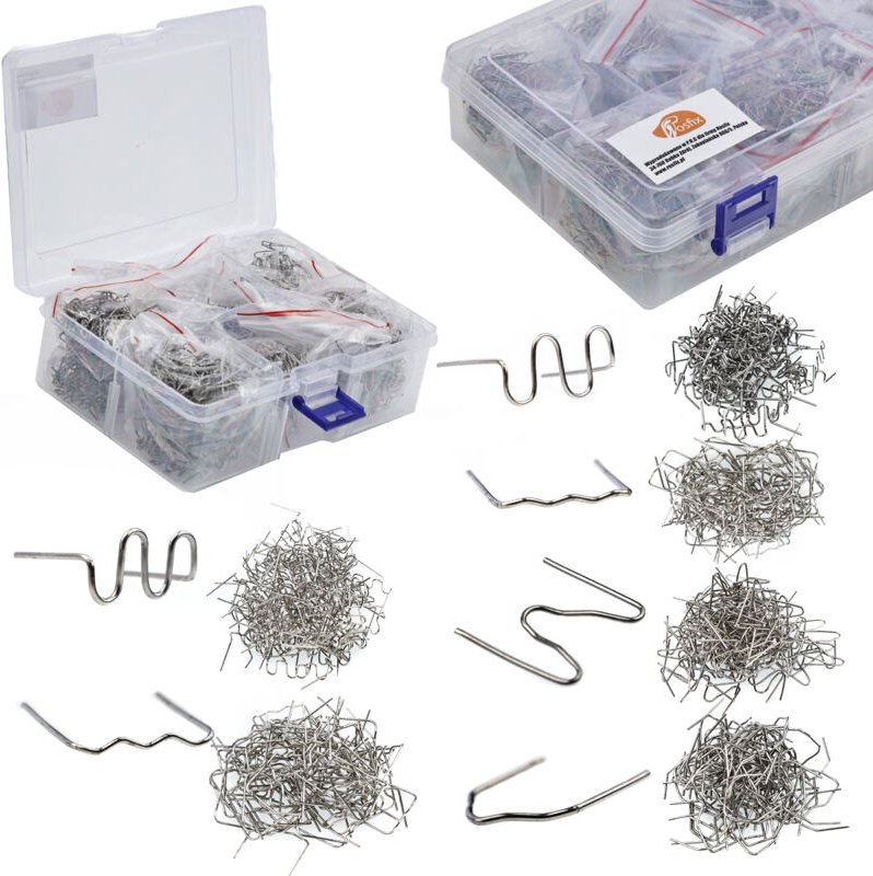 Rosfix Kunststoffklammern 6 Sorten 600 Stk. in einer Plastikbox