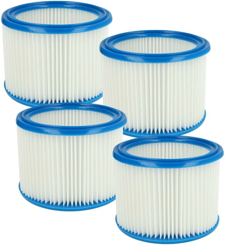 4x Faltenfilter kompatibel mit Stihl se 50, se 60, se 122 e, se 100, se 122, se 161 e, se 161, se 121 e, se 121 Staubsau...
